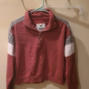 Cropped thick sweateshirt